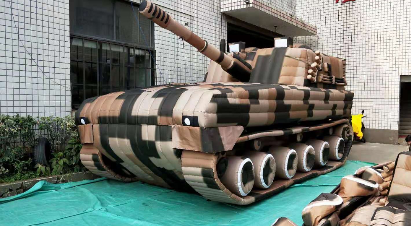 石家庄迷彩坦克