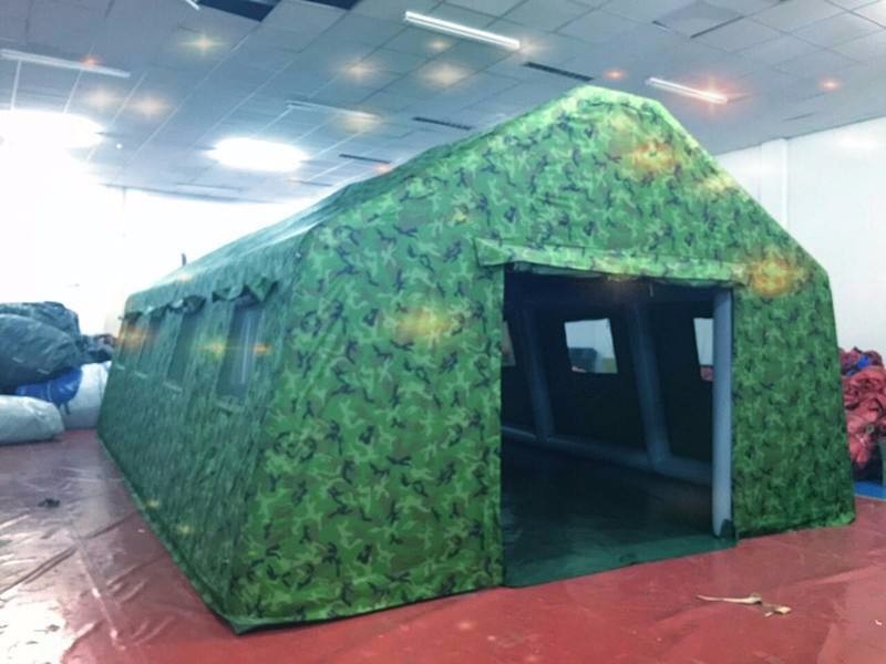 石家庄迷彩军用充气帐篷